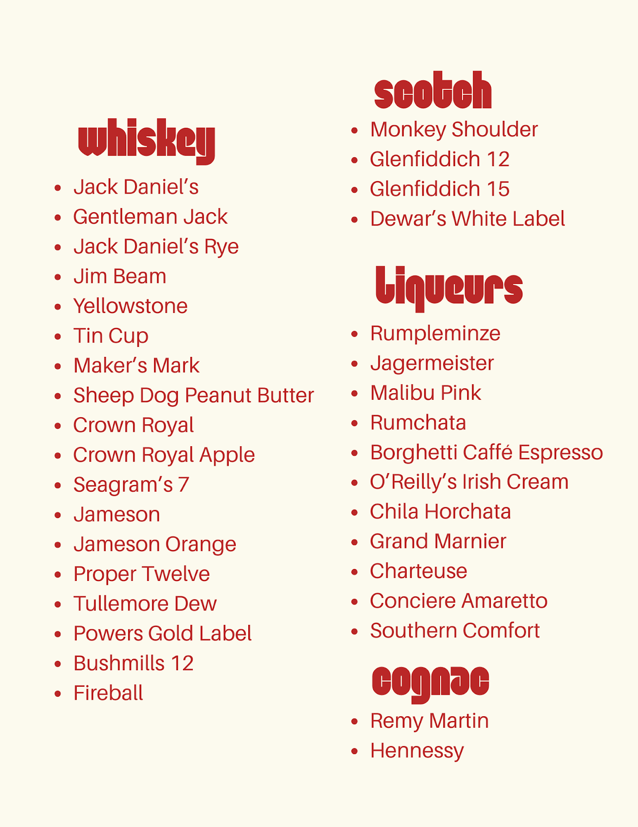 Barlist Page 2