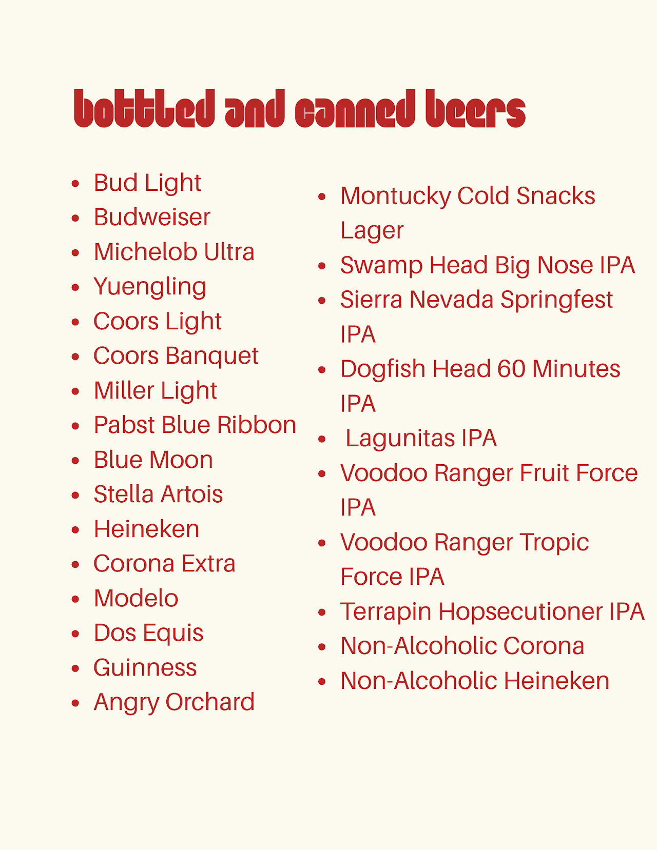 Barlist Page 3