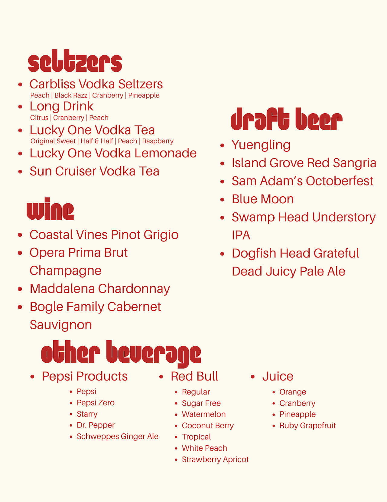 Barlist Page 4